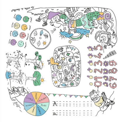 Mesa Infantil Para Colorear