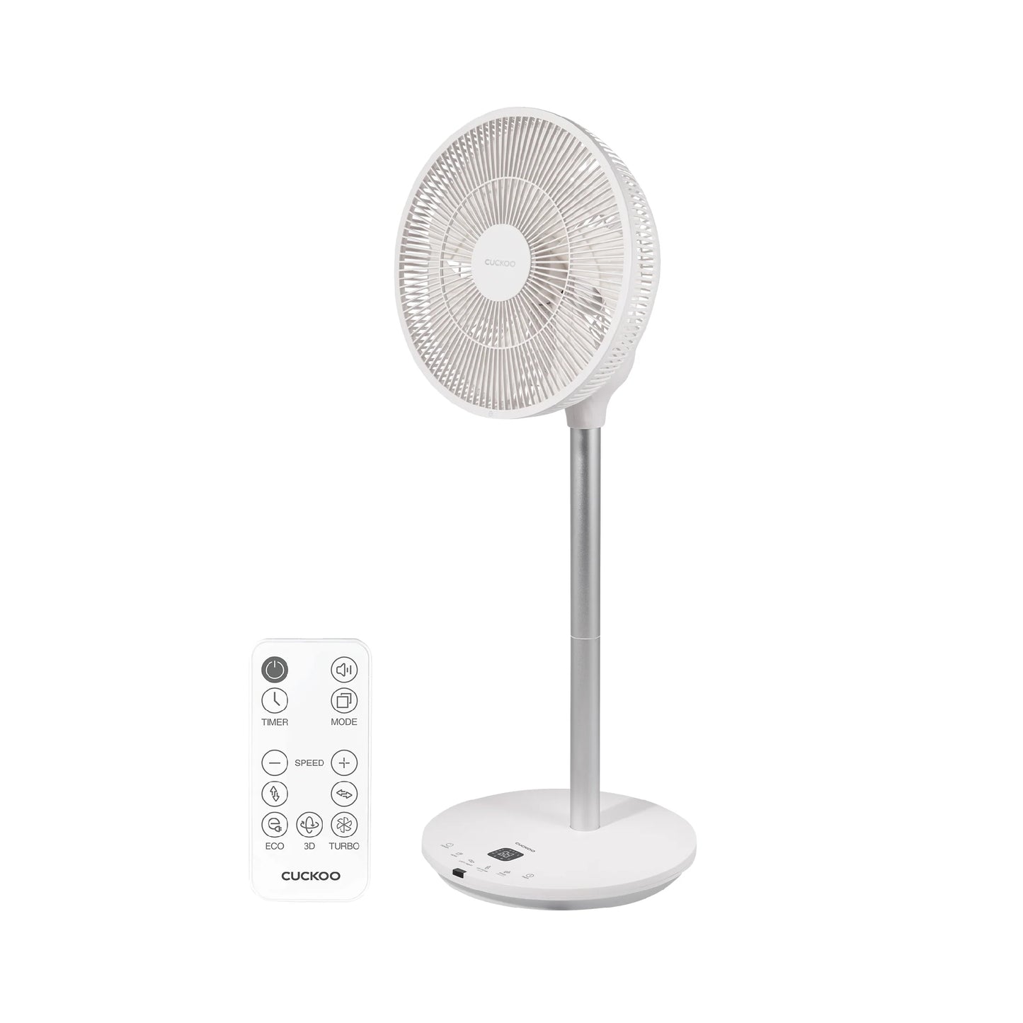 2025 Ventilador Circulador de Aire Rotativo 360° (CF-AC1410WH), Ventilador de Pie con 12 Velocidades
