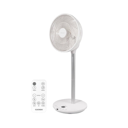 2025 Ventilador Circulador de Aire Rotativo 360° (CF-AC1410WH), Ventilador de Pie con 12 Velocidades