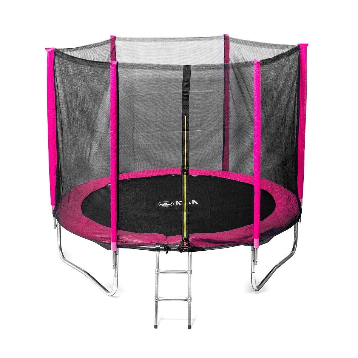 Cama Elástica Infantil 250 Rosa - Juegos Y Juguetes Infantiles Para Niños Al Aire Libre