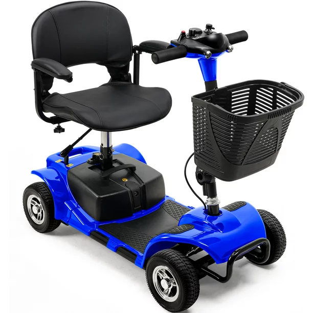 Scooter de Movilidad UltraLite de 4 Ruedas, Portátil y Ligero, Autonomía de 14 Millas, Modelo A898