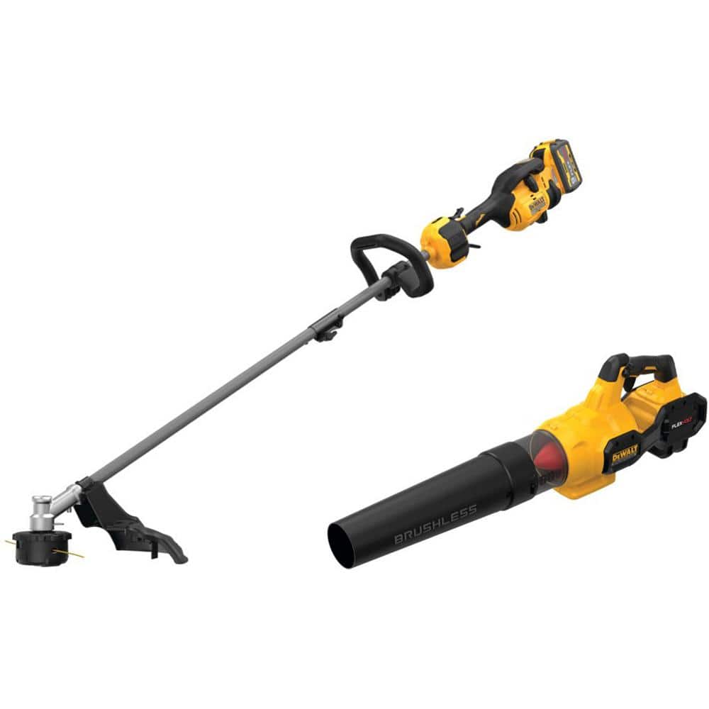2025 Kit Combinado de Recortadora de Cordón y Soplador de Hojas 60V MAX de 17 in. con (1) Batería de 9 Ah y Cargador DCKO266X1