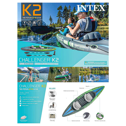 2025 Kayak Inflable Intex Challenger K2
