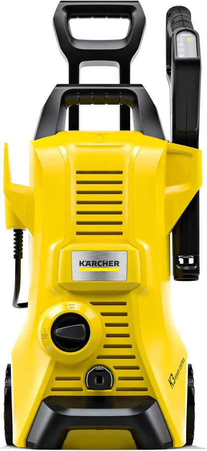 Kärcher K 3 Power Control pressure washer, pressure: 120 bar, flow rate: 380 l/h, yield: 25 m²/h, water filter, weight: 4.4 kg, high-pressure gun and hose, lance, turbo nozzle