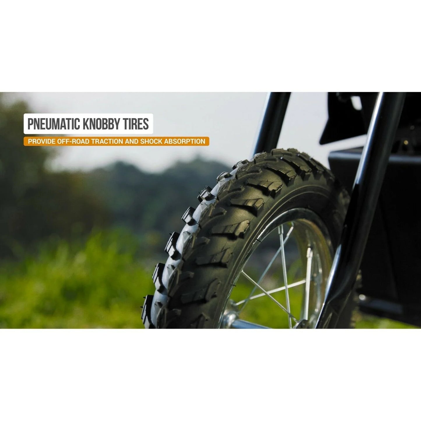 2025 Moto Cross Eléctrica para Niños Razor Dirt Rocket MX125 - Negra