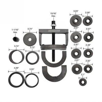 2025 Kit para Remoción e Instalación de Hub y Rodamiento de Rueda OEM Tools Master 27213