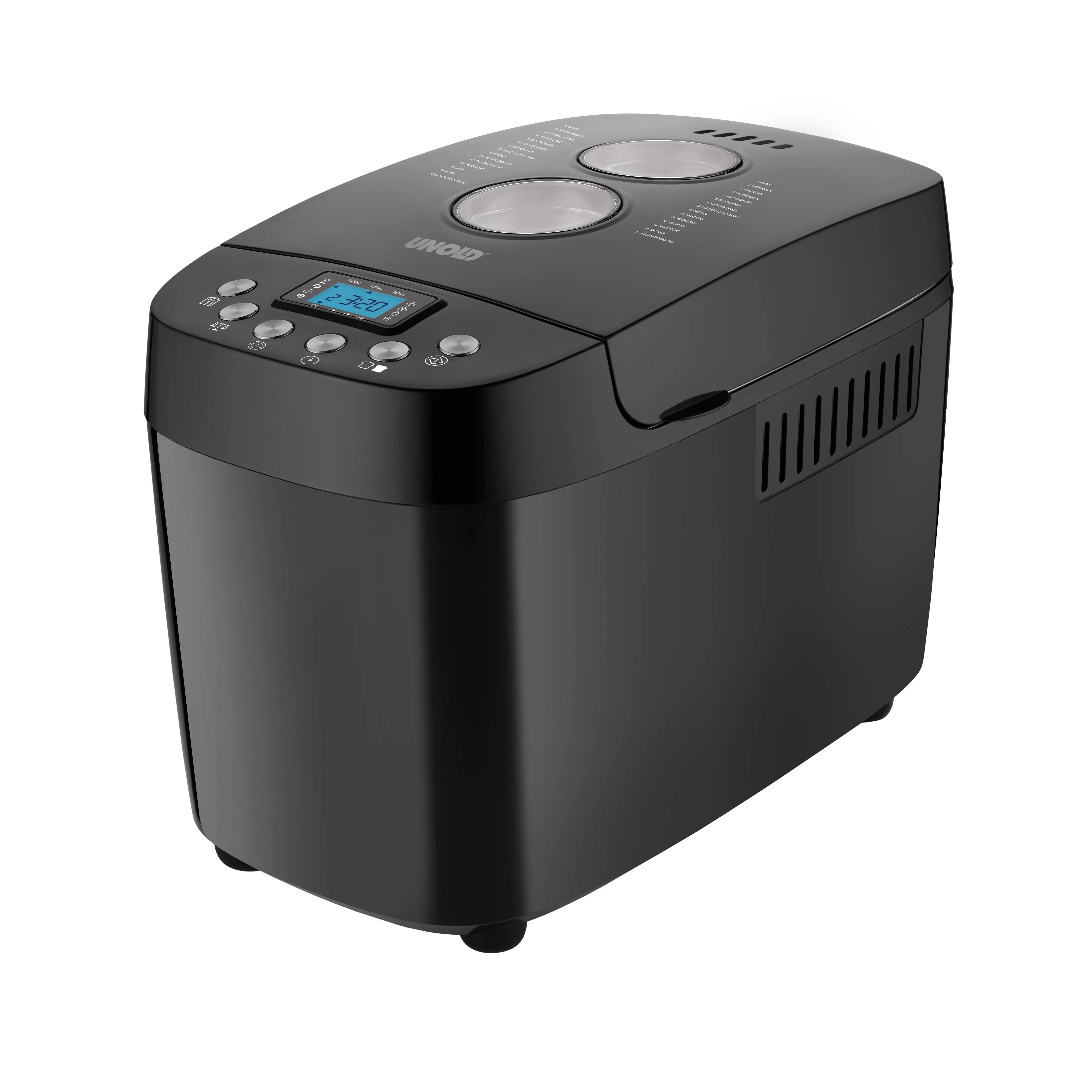 2025 Máquina de pan Unold Backmeister Big 850 W con 15 programas y capacidad de 1.500 g