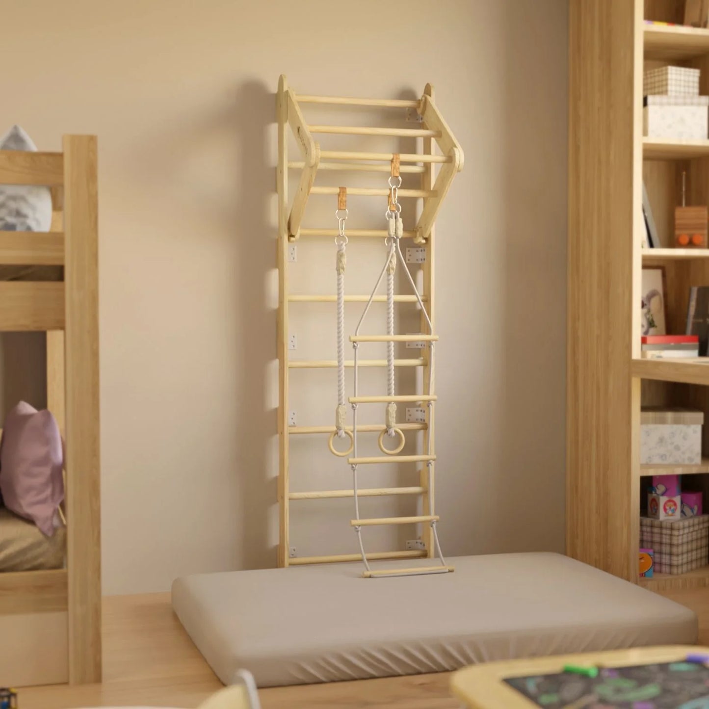 2025 Escalera de Pared para Niños – ¡Aventura y Diversión en Casa!