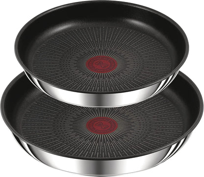 Tefal Ingenio Preference On Set of 2 Frying Pans 24/28 cm + 2 Saucepans 16/20 cm + 24 cm Pot + 26 cm Wok + 2 Removable Handles + 5 Accessories | Induction Safe, Non-Stick, PFOA Free