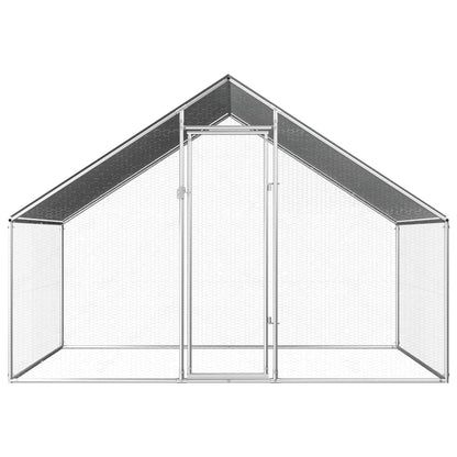 2025 Jaula para gallinas de acero 2,75 x 2 x 1,92 m – Recinto exterior seguro para aves de corral y pequeños animales