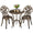 Conjunto De Mesa Y Sillas Exterior Vintage Para Balcón Bronce