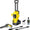 Kärcher K 3 Power Control pressure washer, pressure: 120 bar, flow rate: 380 l/h, yield: 25 m²/h, water filter, weight: 4.4 kg, high-pressure gun and hose, lance, turbo nozzle