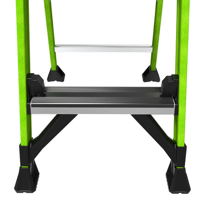 2025 Escalera de Tijera MightyLite™ Ultrafuncional de Fibra de Vidrio, Ligera y Segura