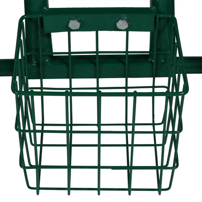 2025 Carrito de Jardín Rodante Sunnydaze con Asiento de Trabajo y Manillar de Dirección