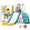 Tobogán Infantil 6 En 1 Con Columpio Y Tobogán Multicolor