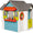 Smoby Life Garden House - Casa de Jardín Infantil de jardinería- Incluye Jardinera, Comedero para Pájaros, Herramientas y Accesorios - Protección UV - Material Reciclado - más de 2 años (7600810408)