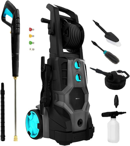 Cecotec HydroBoost 2400 AdvanceClean High Pressure Washer. 2400W, Home, Garden or Car, Flow Rate of 480l/h, 180 Pressure Bars, Aluminium Pump, Action Radius 14 m