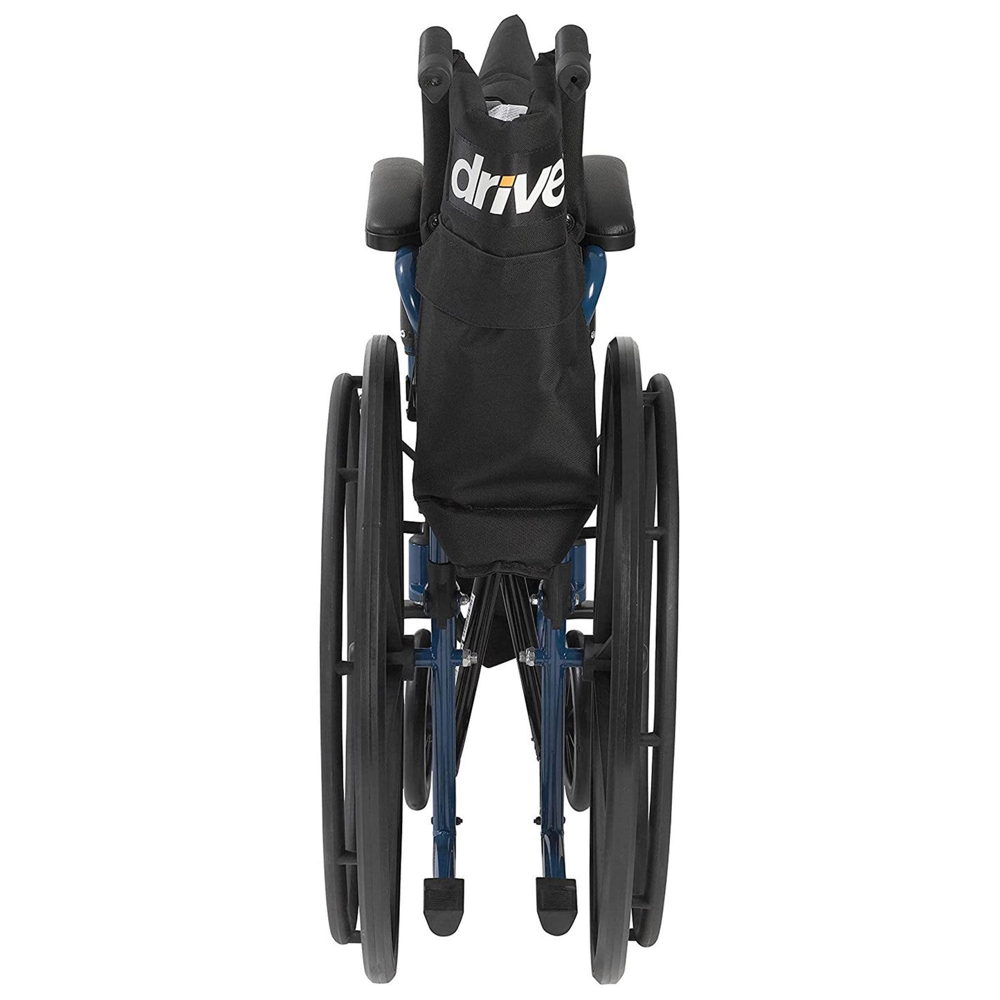 2025 Silla de ruedas plegable y liviana Drive Medical Blue Streak con asiento de 20 pulgadas de ancho