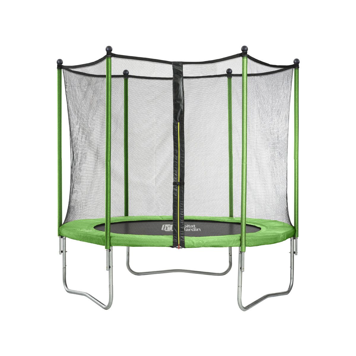 Cama Elástica Yoopi  - Ø 3.05 M - Con Red + Escalera + Cubierta De Protección + Kit De Anclaje