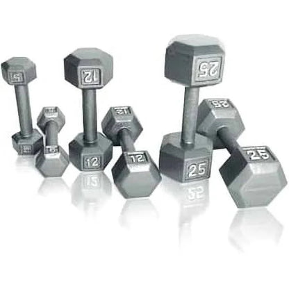 2025 CAP Barbell Mancuerna hexagonal de hierro fundido de 38,5 kg, unidad