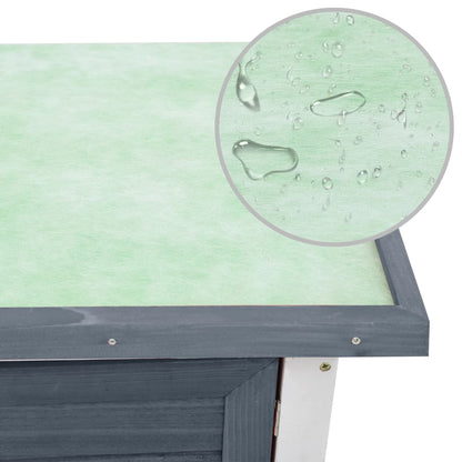 2025 Conejera para conejos – Recinto para pequeños animales, 90 x 45 x 80 cm, puerta gris, madera de pino