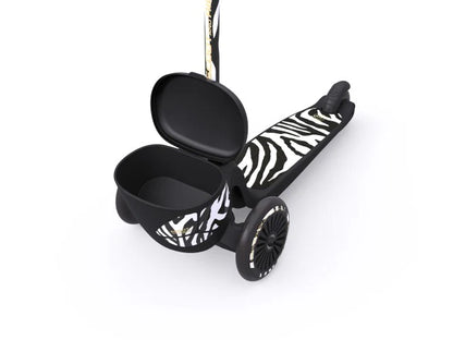 2025 Patinete Scoot & Ride Highwaykick 2 Lifestyle para niños de 2 a 5 años, con compartimento de almacenamiento y diseño antideslizante