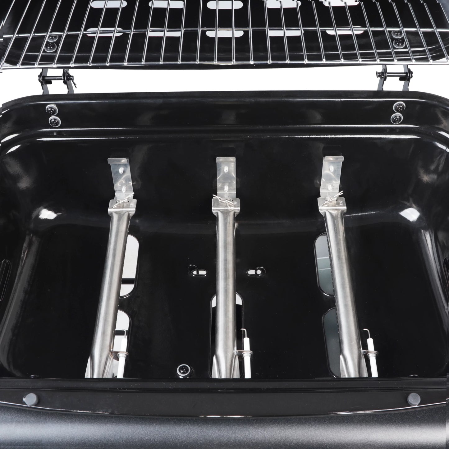 2025 Parrilla a gas RevoAce de 3 quemadores con quemador lateral, color azul zafiro, modelo GBC1729WBS, nueva