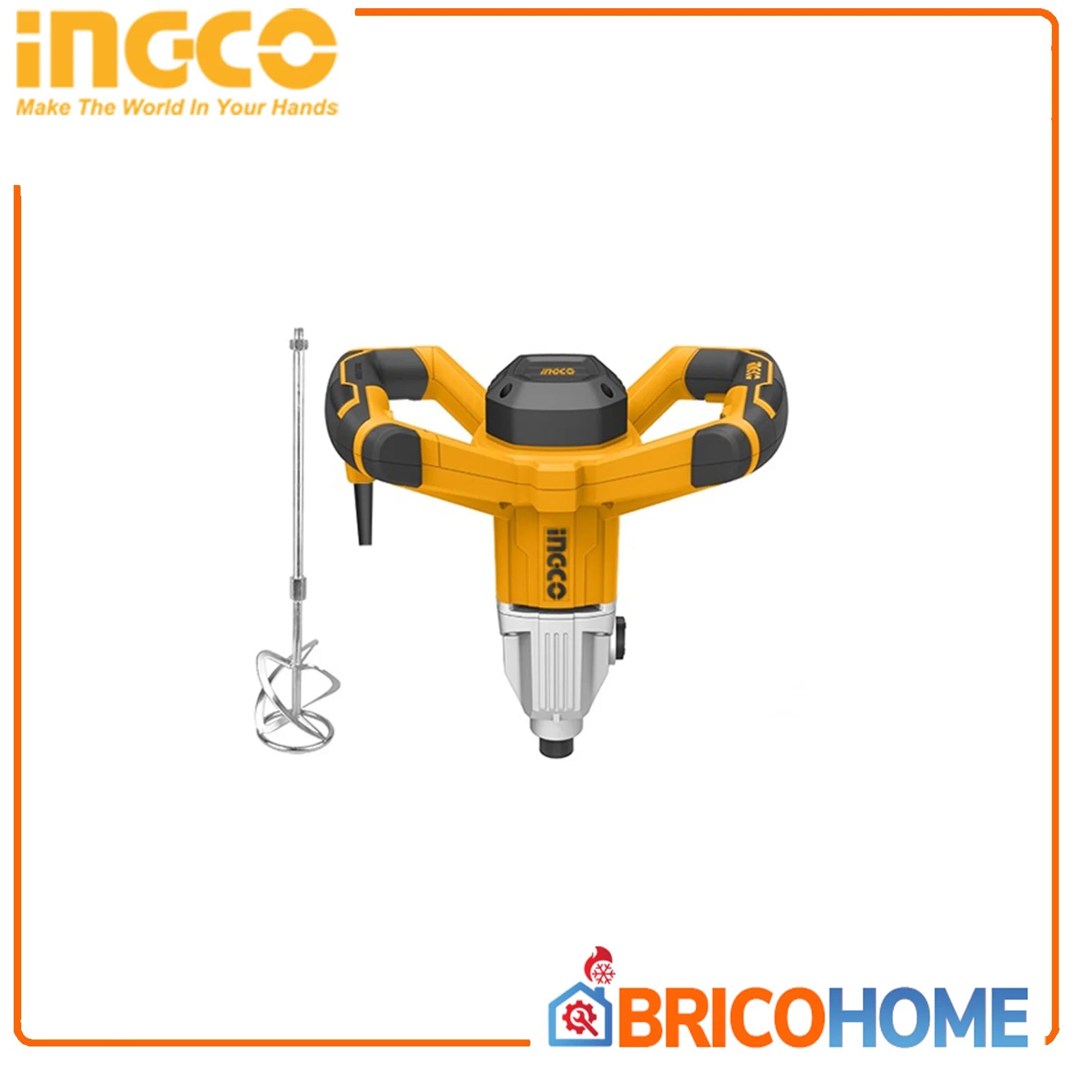 2025 Mezclador de mortero PRO 1400W con accesorios - MX214008 INGCO