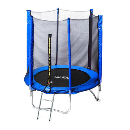 Cama Elástica Infantil 185 Azul - Juegos Y Juguetes Infantiles Para Niños Al Aire Libre