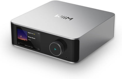 WiiM Ultra Music Streamer & Cyfrowy Przedwzmacniacz | Ekran Dotykowy 3,5",Kompatybilny z GoogleCast&Alexa,Streamuj Spotify,Amazon Music,Tida,HDMI ARC,Wejście Phono,Wyjście Słuchawkowe,kosmiczny szary
