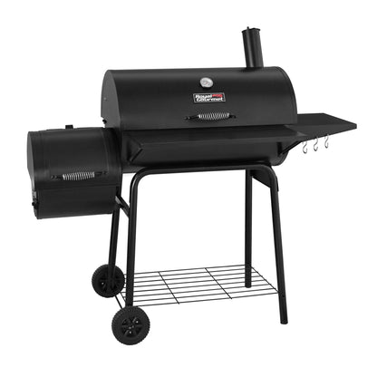 2025 Royal Gourmet Parrilla de Carbón BBQ de 30" y Ahumador Lateral