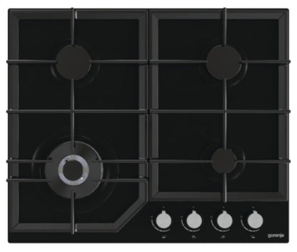 Płyta gazowa ELECTROLUX EGG6407K 59x51cm 4 palniki żeliwny ruszt czarny
