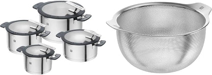 ZWILLING SIMPLIFY 66870-005-0 Pots set Stainless steel 5 pcs. Stainless steel, Silver Black