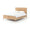 Cama Sydney de Madera de Mango Natural y Ratán Tejido – Elegancia Natural y Textura Auténtica