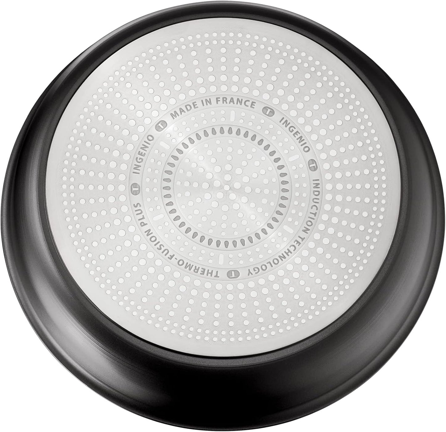 Tefal Ingenio Unlimited On - Juego de 3 Cazos 16/18/20 cm + Mango extraíble | Apto inducción, antiadherentes, revestimiento titanio, Thermo-signal, sin PFOA, apto lavavajillas y horno