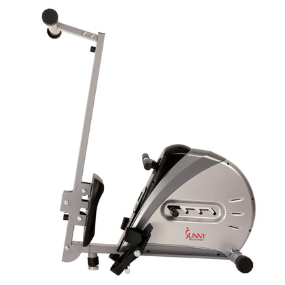Remo con cuerda elástica Sunny Health & Fitness, pantalla LCD para un entrenamiento completo en casa, modelo SF-RW5606.