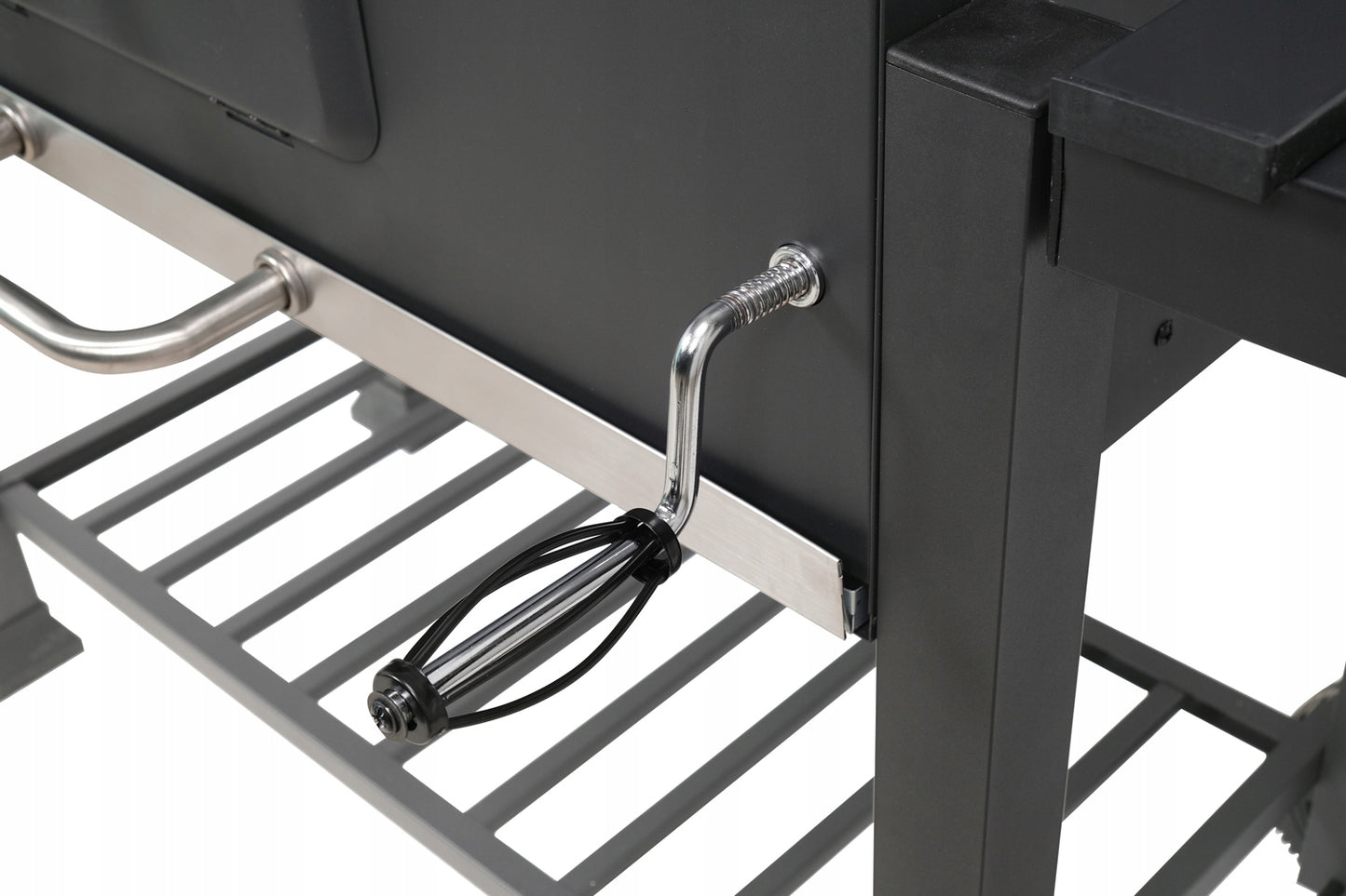 DUŻY GRILL WĘGLOWY XXL REGULOWANY ŻELIWNY RUSZT 78x42,5mm 3 PÓŁKI LUND
