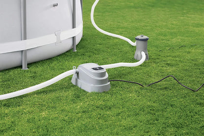 2025 Calentador de piscina Bestway 58259 – Calentador eficiente de agua para piscinas elevadas de hasta 4,57 m de diámetro