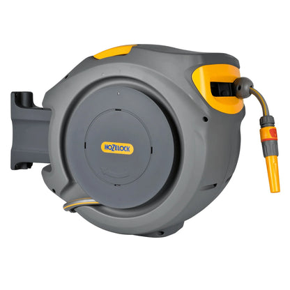 2025 Hozelock Auto Reel - Manguera de jardín enrollable de 40 m