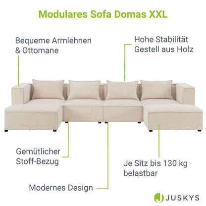 2025 Sofá modular Domas XXL – salón modulable