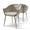 2025 Sillón MOLINO – Sillón moderno de cuerda resistente para interior y exterior