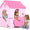 Feber - Fantasy House, Casita Infantil de Juegos con Puerta Abatible, Jugar al Aire Libre o en Casa, Resistente y de Fácil Montaje, para Niños de 2 a 6 años, Famosa (800010237), Versión previa