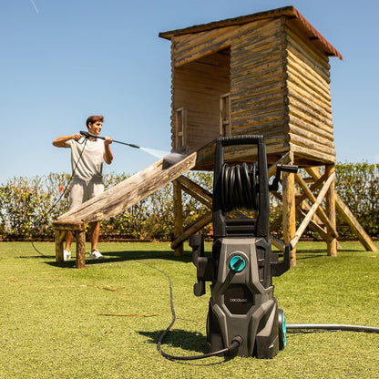 Cecotec HydroBoost 2400 AdvanceClean High Pressure Washer. 2400W, Home, Garden or Car, Flow Rate of 480l/h, 180 Pressure Bars, Aluminium Pump, Action Radius 14 m