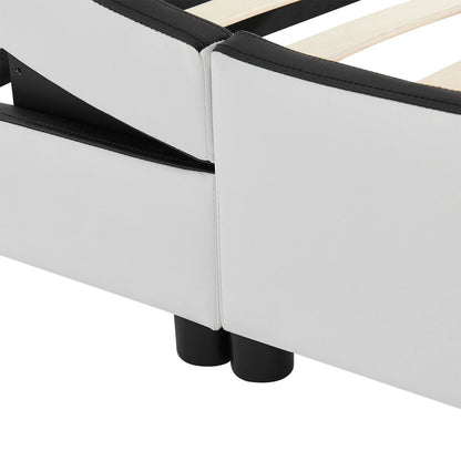 2025 Cama tapizada Valencia 140x200 cm en blanco