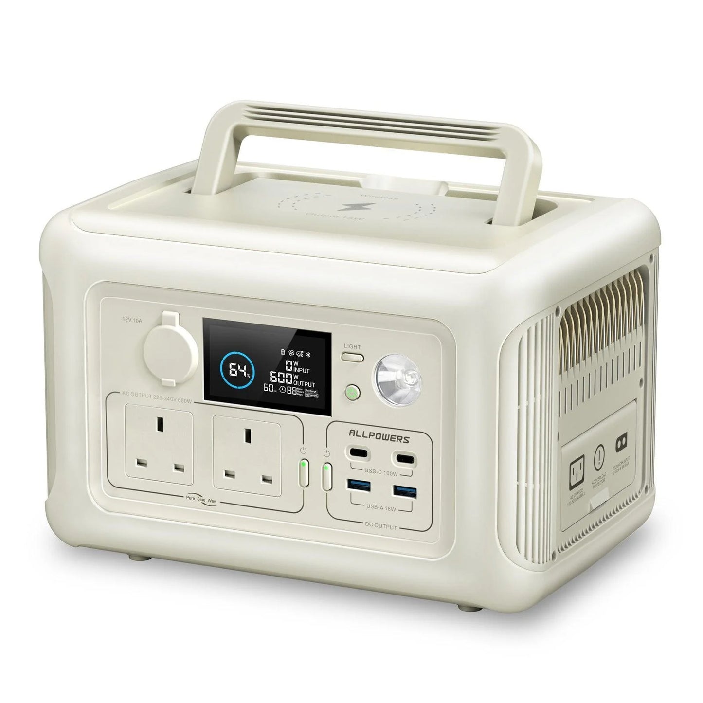 Estación de energía portátil ALLPOWERS R600 | 299Wh 600W