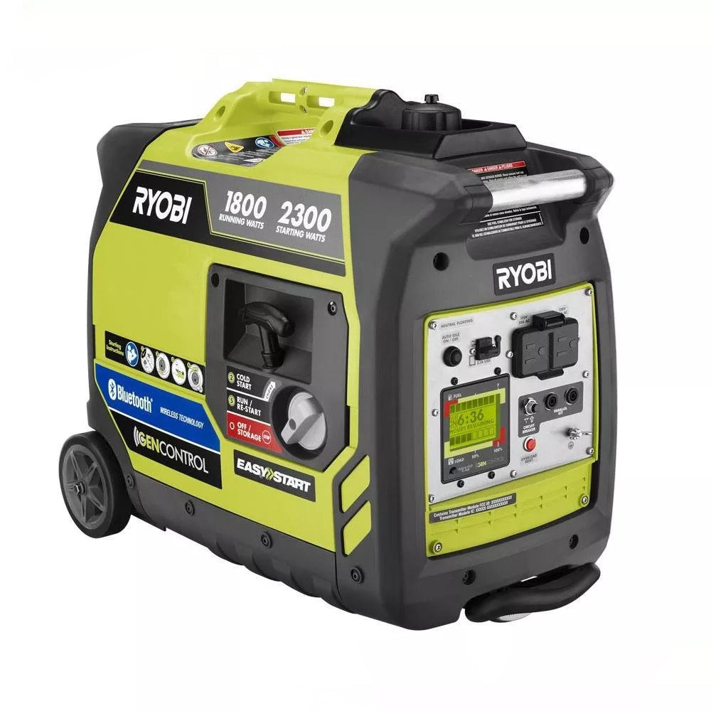2025 Generador de gasolina súper silencioso de 2,300 watts con conectividad Bluetooth
