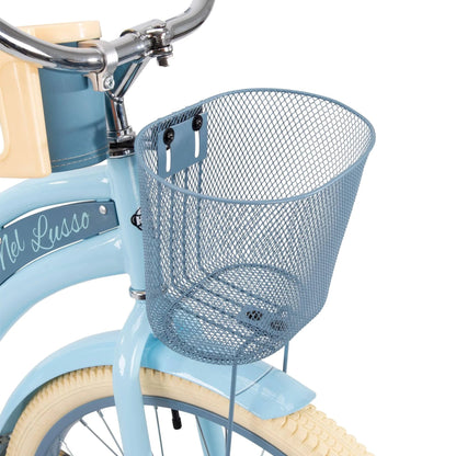 2025 Bicicleta Cruiser Clásica Huffy Nel Lusso con cuadro Perfect Fit, Mujer, Azul Claro, 26"