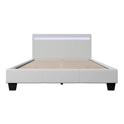 2025 Cama tapizada Verona 120x200 cm en blanco
