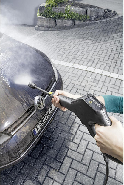 Kärcher K 3 Power Control pressure washer, pressure: 120 bar, flow rate: 380 l/h, yield: 25 m²/h, water filter, weight: 4.4 kg, high-pressure gun and hose, lance, turbo nozzle