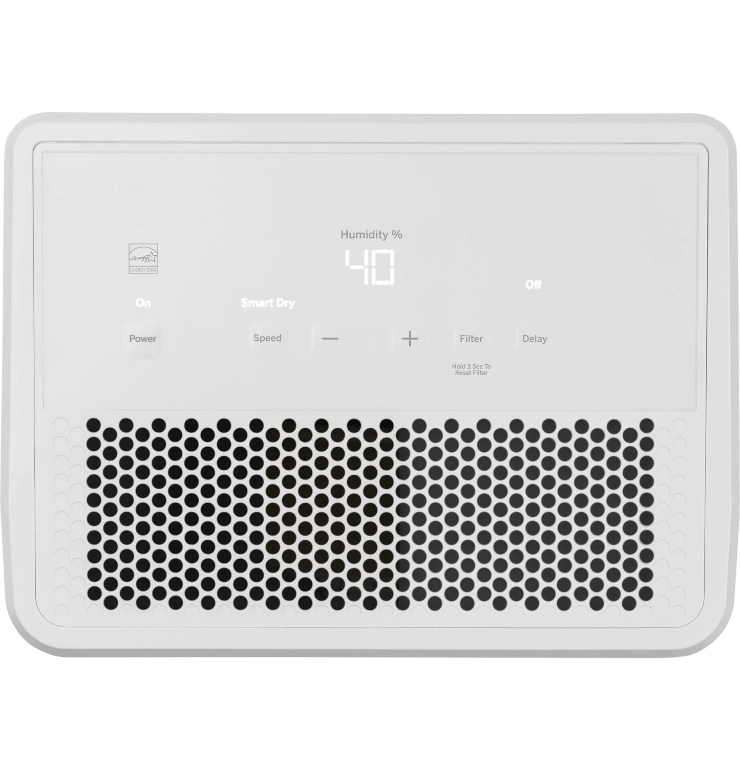 2025 GE Appliances ADHR35LB – Deshumidificador Portátil de 35 Pintas Certificado Energy Star® con Smart Dry